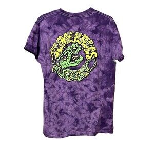 Slime Balls Screaming Hand Purple Tie Dye T-Shirt Men’s Size Medium